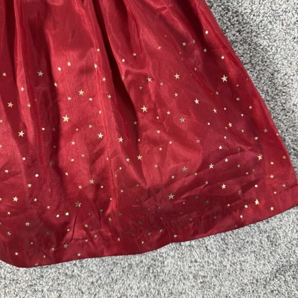 Disney Store Minnie Mouse Dress Sz 3 Snowflakes Stars Christmas Holiday Classic - Picture 5 of 16